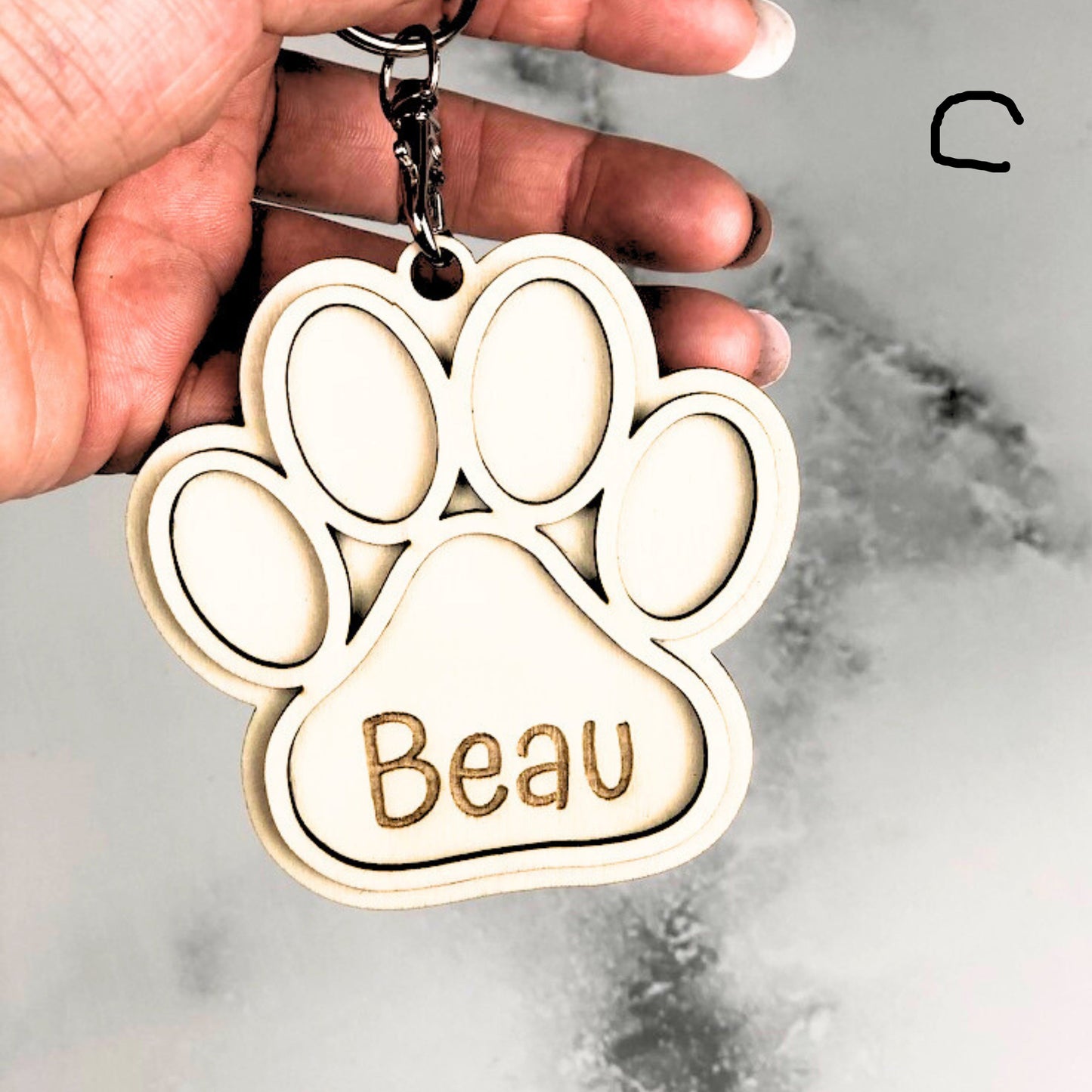 Customizable dog mom keychains, Personalized dog mama keychains, Dog Mama, Wooden Engraved Keychain, Dog Mama Gifts, Customizable Keychain