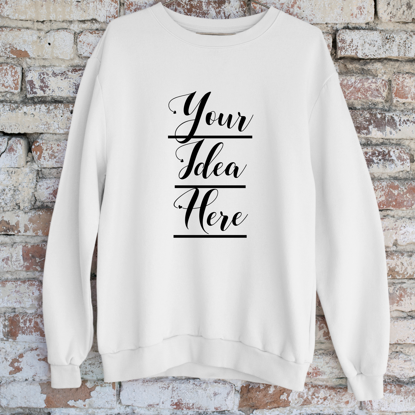 Custom Sweatshirt/ Hoodies put "YOUR IDEA HERE", Personalized gift, Holiday gift idea, Gift idea for her/him.